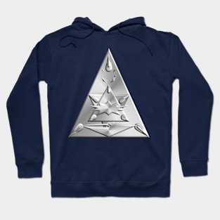 Illuminati all seeing eye Metal Hoodie